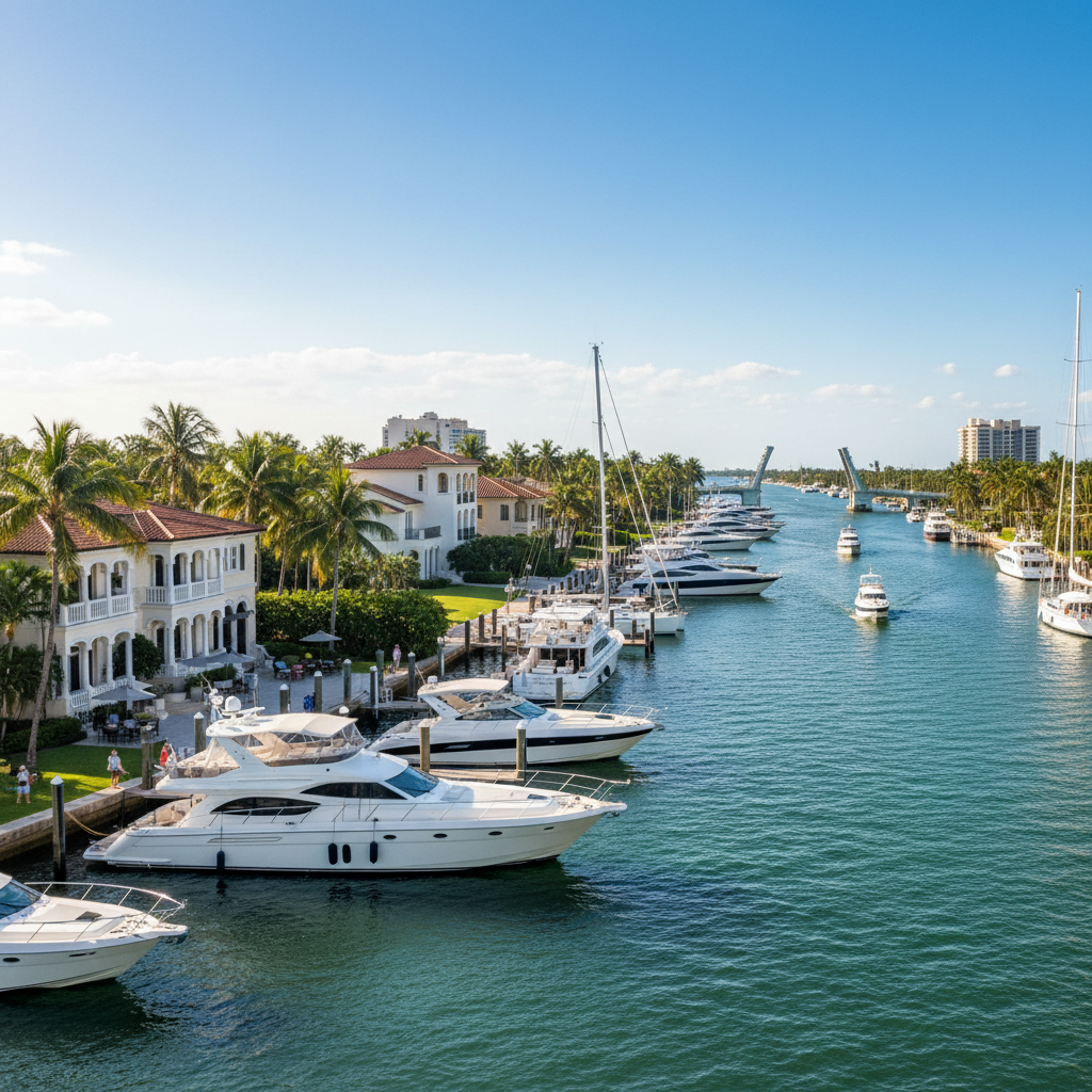 Fort Lauderdale Florida waterway representing retirement planning services