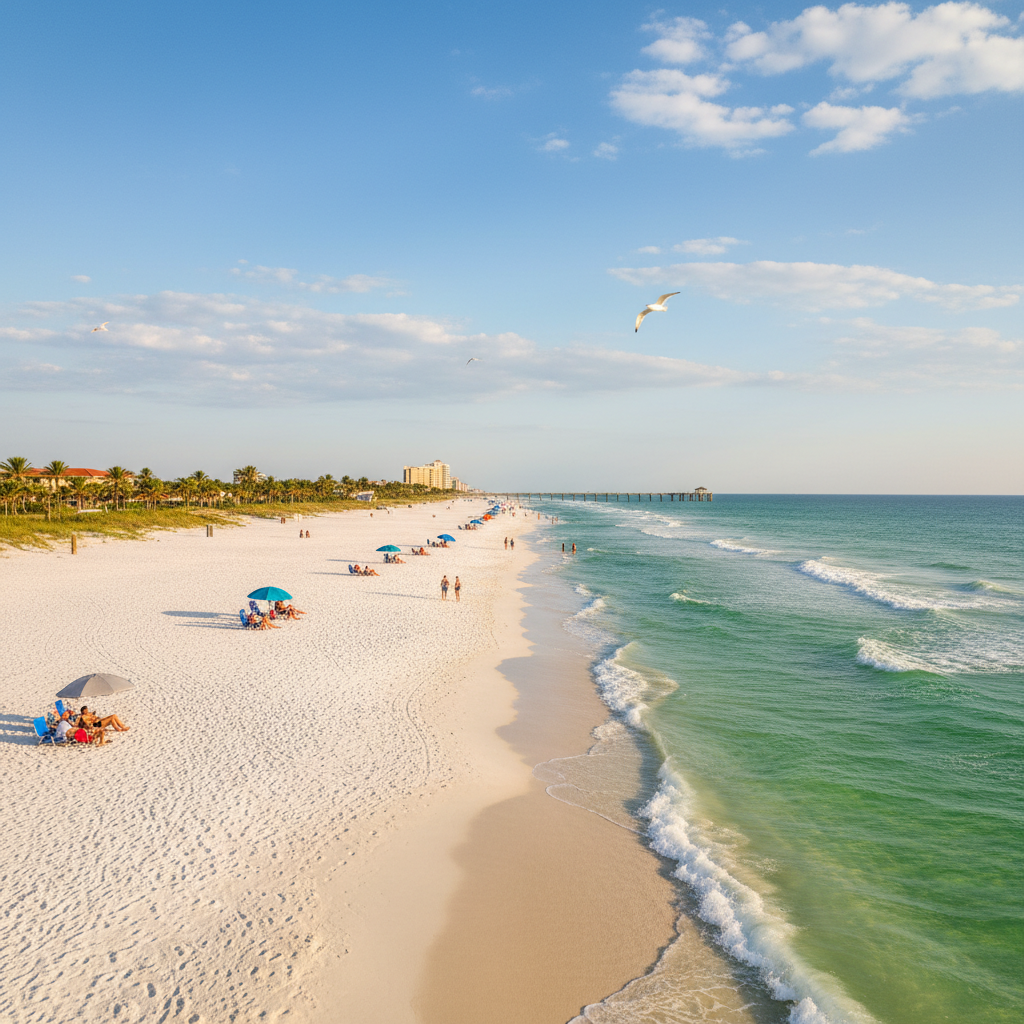 Pensacola Florida beach representing retirement planning services