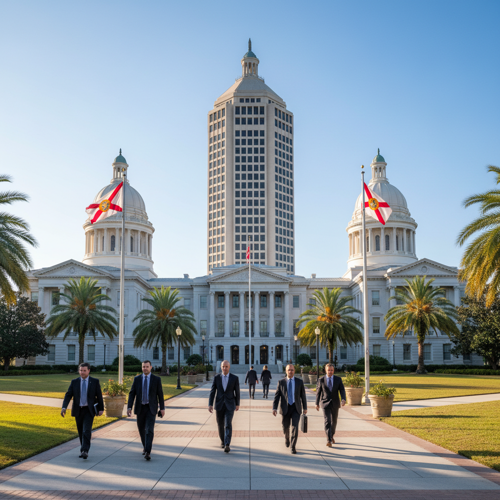 Tallahassee Florida capitol building representing retirement planning for state employees